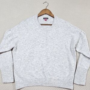 Vince Camuto Heather Gray Crewneck Extented Shoulder Sweater‎ Nordstrom Size M